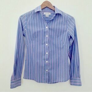 Banana Republic Non-Iron Fitted Long Sleeve Button Down Shirt